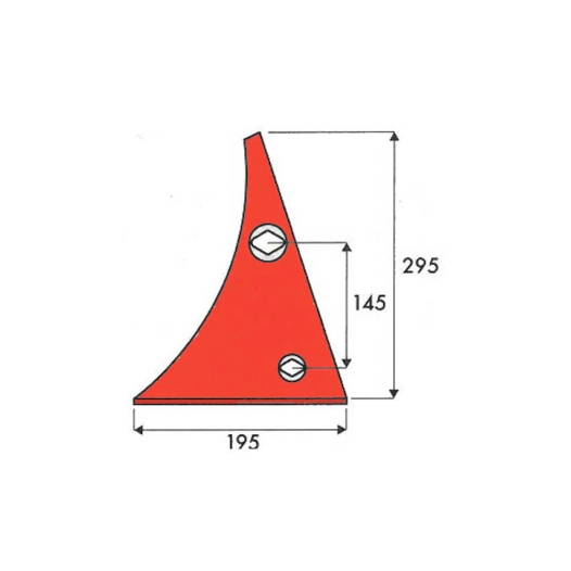 etrave - gauche - kuhn/huard - adapt - 619201 - ep. 7 mm