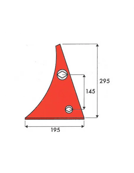 etrave - gauche - kuhn/huard - adapt - 619201 - ep. 7 mm