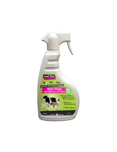 insectan insectifuge spécial salle de traite flacon 750 ml