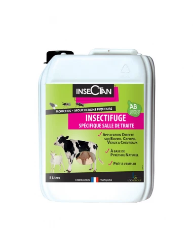 insectan insectifuge spécial salle de traite bidon 5 l