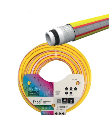 Tuyau d'arrosage 5 couches fitt flora 1'' ø25 mm - 25 m