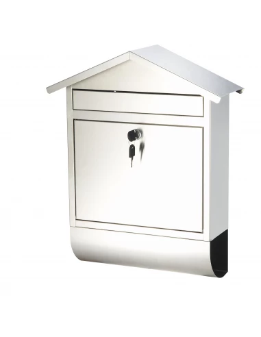 Boite Aux Lettres Inox 38,3x13,8x47,5 Cm