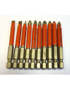Set De 10 Embouts Assortis 70 Mm