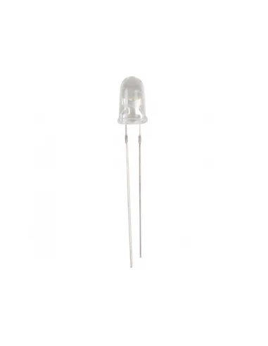 10 led blanche 5 mm - transparente