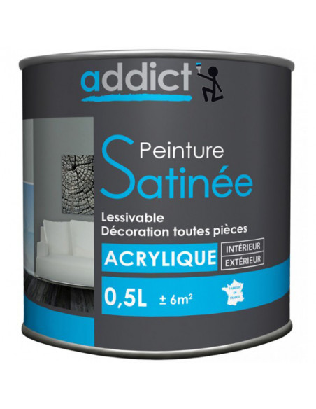 ADDICT Acrylique satin_0_5l_abricot - ADDICT