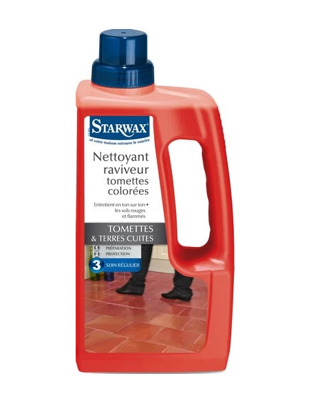 Nettoyant Raviveur de Tomettes Colorees 1litre - STARWAX