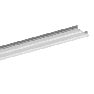 diffuseur pmma pour profilé de ruban led 'alu-epoxy' - 2 m - transparent