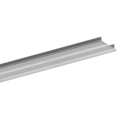 diffuseur pmma pour profilé de ruban led 'alu-epoxy' - 2 m - opaque