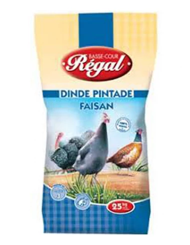 aliment dinde pintade faisan regal 20kg REGAL