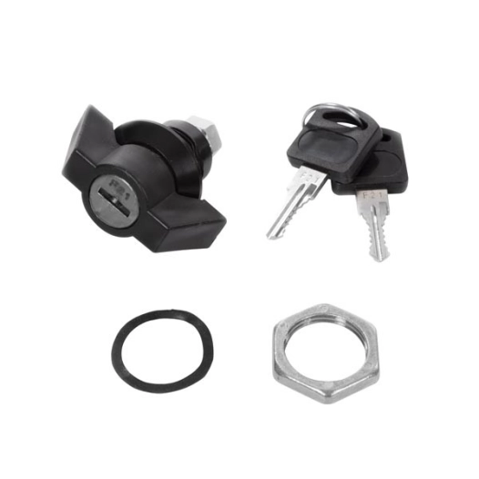 Lock for parcel drop box - with keys