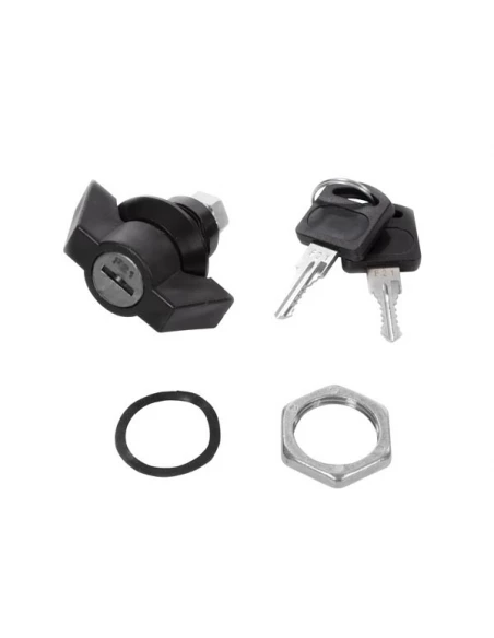 Lock for parcel drop box - with keys