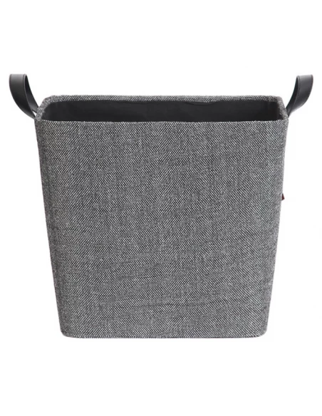 Panier a buche carre tissu dama