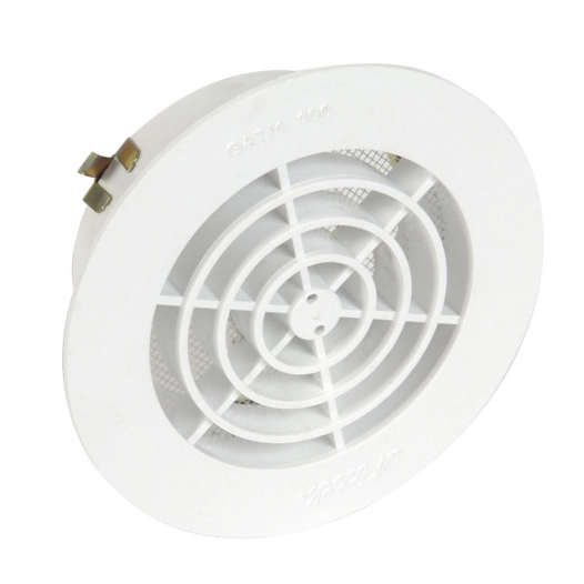 Grille aeration p/tuyau d80