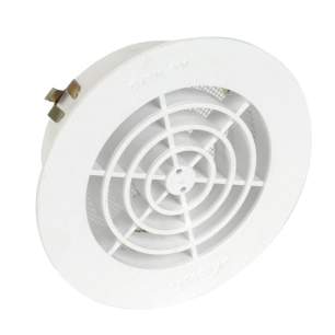 Grille aeration p/tuyau d80