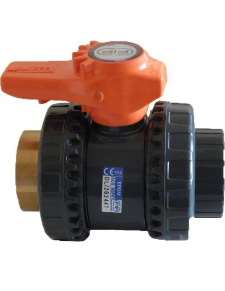 Vanne bs pvc fem 1''1/2 vxeifov