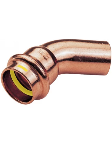 Coude 45° mf cu gaz a sertir12