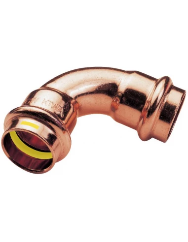 Coude 90° ff cu gaz a sertir12