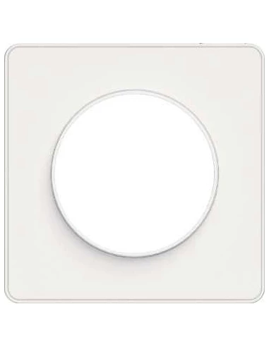 Plaque odace 1p blanc 520802