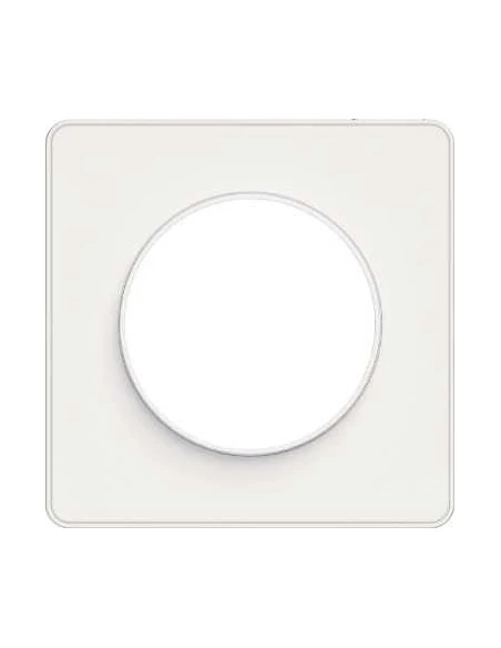 Plaque odace 1p blanc 520802