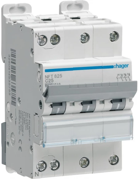 Disj 3p+n 10a 6ka c 3m nft810