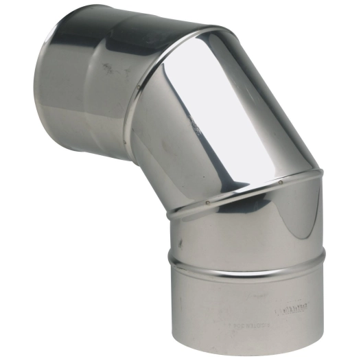 Coude 90° plisse i304 d139