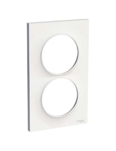 Plaque odace 2p blc v 520714