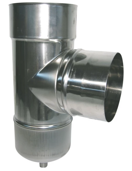 Te equerre inox male d180