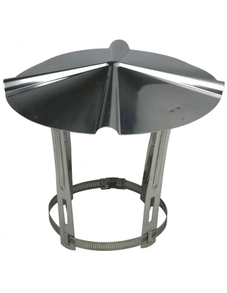 Chapeau de toit inox d200/250