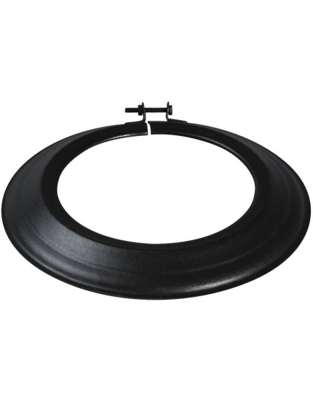 Rosace email noir mat d139