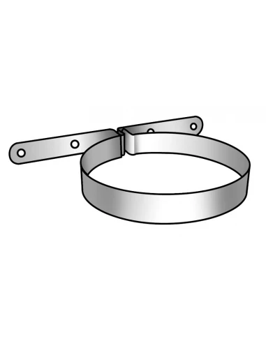 Collier clamp 125 blanc 702690