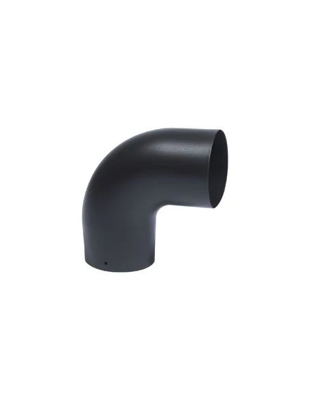 Coude 90° email noir mat d153