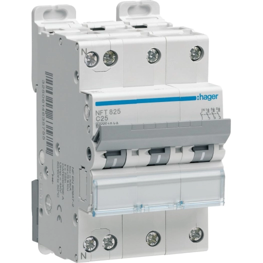 Disj 3p+n 16a 6ka d 3m ngt816