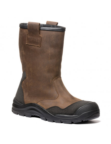 botte cuir pyrope s3 ci src marron t44