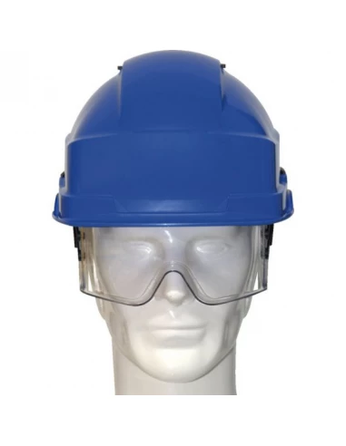 Casque iris 2 bleu - btp - coiffe textile - serre nuque - Auboueix