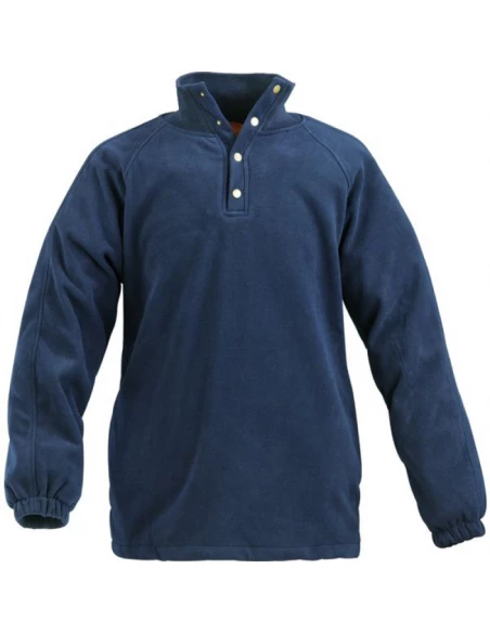 pull polaire polyester 100 % 340 grs bleu taille xl 14580-bm-xl