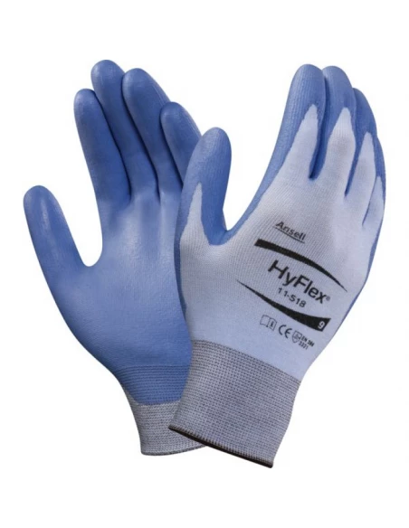 gant polyurethane paume enduite nylon bleu taille 9 18488-9