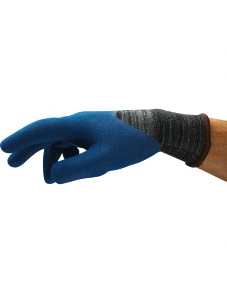 gant enduction nitrile enduit 3/4 bleu/noir taille 10 18487-10