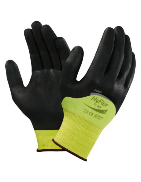 Enduction en pu a base aqueusesur support nylon 3/4 enduit poignet taille 7 18