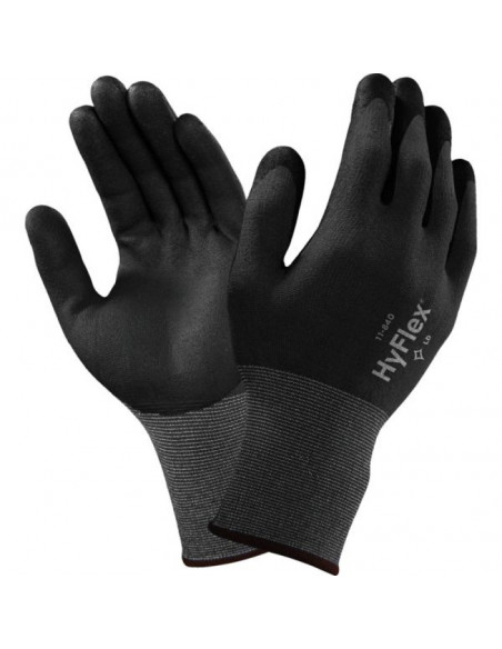 enduction en mousse nitrile ansell fortix sur support en taille 6 18492-6