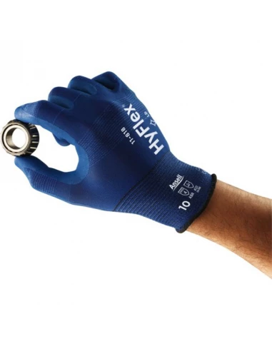 enduction en mousse nitrile ansell fortix sur support en taille 10 18493-10