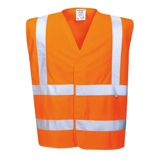 Gilet HV antistatique et flamme résistant couleur : Orange taille XX/3X - PORTWEST