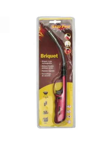 briquet rechargeable 28cm embout flexible