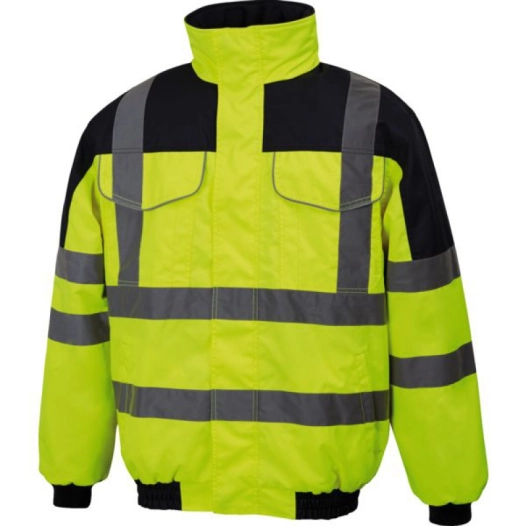 blouson hivi blavia jaune fluo/marine t06 19596-jf-6