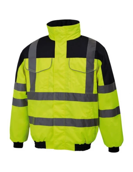 blouson hivi blavia jaune fluo/marine t06 19596-jf-6
