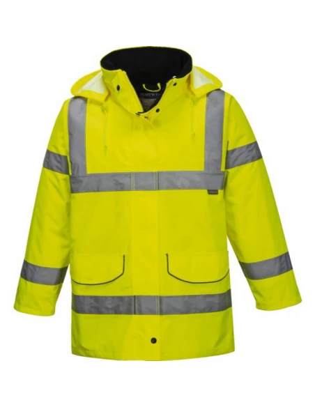 Parka Femme Hi-Vis Traffic couleur : Jaune taille XS - PORTWEST