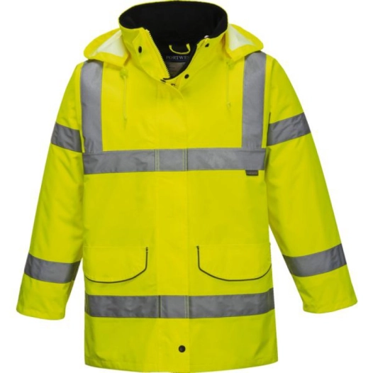 Parka Femme Hi-Vis Traffic couleur : Jaune taille L - PORTWEST
