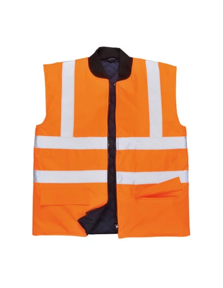 Gilet HV Réversible couleur : Orange taille XL - PORTWEST