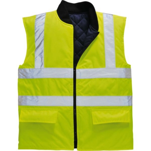 Gilet HV Réversible couleur : Jaune taille M - PORTWEST