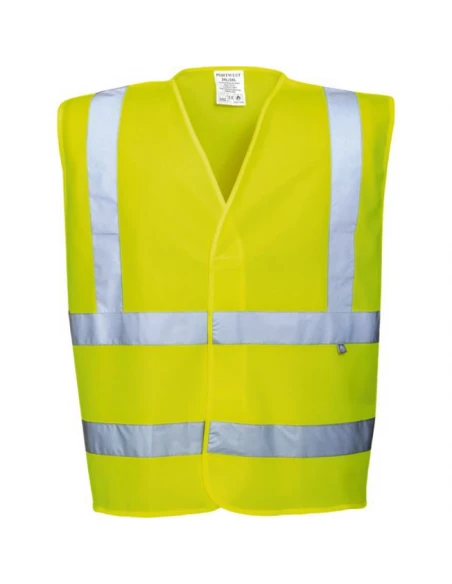 Gilet HV antistatique et flamme résistant couleur : Jaune taille S/M - PORTWEST