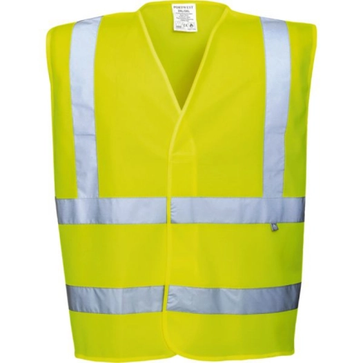 Gilet HV antistatique et flamme résistant couleur : Orange taille L/XL - PORTWEST